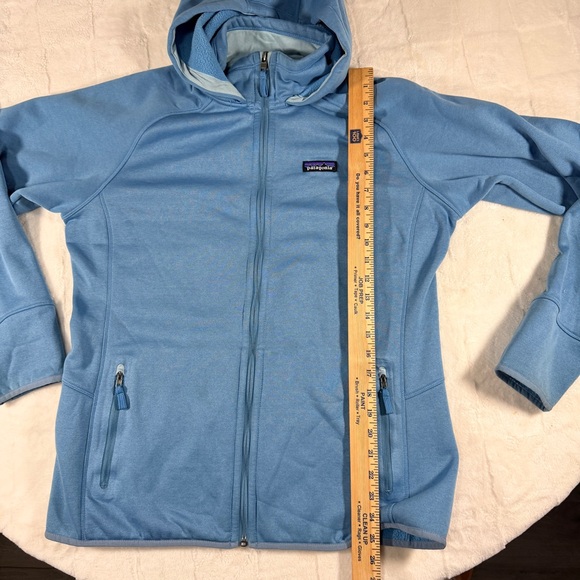 Patagonia Women's Tech Fleece Hoody - Teal Blue XL - Picture 6 of 8